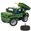 Im.master Jeu De Construction 2-in-1 Military Remote Control Car-364 P...