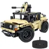 Im.master Jeu De Construction 2-in-1 Military Remote Control Car-370 P...