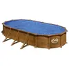 Gre Pools Piscine Hors-sol En Bois Acier Mauritius