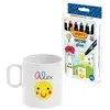 Jovi - Coffret de 6 crayons en verre, couleurs assorties (1906)
