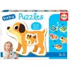 Puzzles Animaux pour Enfants dès 12 mois - EDUCA - 5 puzzles de 2 à 4 pièces