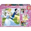 Educa - Disney Princess. 4 Puzzles Enfant Progressifs. +3 Ans (17166)