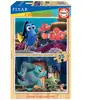 HOUT: Pixar - Nemo en Dory - Monsters Inc. - 2 x 25 stukjes