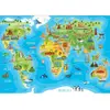 Educa Puzzle Carte du monde avec monuments 150 pièces