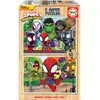 Educa Spidey & super amis 2x25 T.Puzzle en bois (25 pièces)