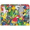 Puzzle 500 pièces - Educa - Perroquets - Animaux - Adulte - Blanc