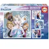 Puzzles Progressifs - Educa - La Reine des Neiges - 4 Puzzles - 12 à 25 Pièces
