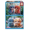 Puzzel Educa Adorable Monsters 100 Onderdelen (2 Stuks)