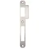 Serrure T4130 - Tesa - Gâche plate inox - Pêne dormant 1/2 tour