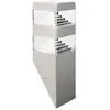 Applique Pyramide Inox 32 led smd 9W Lumihome Inox - blanc-neutre-4000...