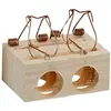 Sauvic 15235-Piège à Souris à 2 Trous, en Bois, Petite