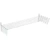 Sauvic 89796-Séchoir extensible, plastifié blanc, 100 cm.