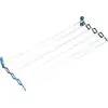Sauvic Étendoir extensible EPOXI 120 cm Acier 120 cm
