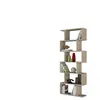 CALICOSY Bibliothèque avec  6 compartiments - H192 cm - 80 cm X 24 cm X 192 cm - ATHENA Chêne Artisan