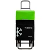 PIERRE CARDIN EVOLUTION ROLSER Poussette 2+2 roues thermo fresh - Noir et vert pomme