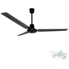 SUINGA Ventilateur de plafond Orbegozo CF107142 avec télécommande murale, 3 pales en métal, noir