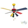Suinga - Ventilateur de plafond Orbegozo avec lumière, 4 pales, 3 vite...