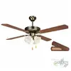 Suinga - Ventilateur de plafond Orbegozo avec lumière, 4 pales réversi...