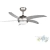 Suinga - Ventilateur de plafond avec lumière et télécommande, 5 pales,...