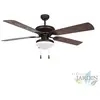 Suinga - Ventilateur de plafond extérieur Orbegozo avec lumière, 5 pales, 60W et 3 vitesses, CP73132
