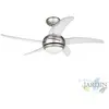 SUINGA Ventilateur de plafond Orbegozo avec télécommande, 5 pales, gris et transparent, CP54132