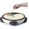 SUINGA Crêpière antiadhésive en aluminium 30 cm, 1000W, Blanc