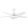 ORBEGOZO Ventilateur de plafond avec lumière led Télécommande Silencieux 6 vitesses 5 pales de 116 cm Mode hiver-été