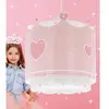 Dalber Lustre et lampe suspension enfant Little Queen couronne et coeu...