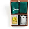 Fournier   F31023   Coffret de Jeu de Cartes en Cuir synthétique,10 añ...
