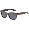 Ocean Sunglasses Lunettes de soleil Shark - Monture couleur bois - Verres fumés - Polycarbonate - Catégorie 3