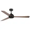 FARO BARCELONA Ventilateur de plafond Grid dc Noir avec télécommande