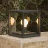FARO BARCELONA Potelet Nala En Forme De Dé En Gris Foncé