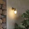 Nahir, lampe de mur extérieur en laiton Faro Barcelona