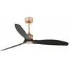 FARO BARCELONA Ventilateur de plafond dc Just Fan Cuivre / Noir