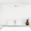 Faro Barcelona - Ventilateur de plafond dc Tonic Blanc avec led