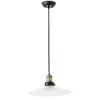 FARO Suspension en métal et verre diamètre 30cm Halita-