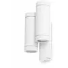 Faro Steps - Applique Murale D'extérieur À 4 Ampoules Blanc Ip44, Gu10