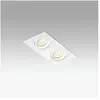 FARO RADON-2 EMPOTRABLEORIENT CUAD BLANCO 2xGU10/MR16/L