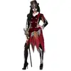ATOSA - Rode voodoo heks outfit voor dames - XS / S (34 tot 36)