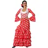 Atosa Costume à Franges Flamenco