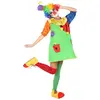 Atosa Déguisement clown femme adulte patchwork arc-en-ciel XS