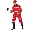 Atosa-57034 Atosa-57034-Costume-Déguisement Pompier Adulte, Homme, 57034, Rouge, XS
