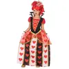 Atosa Déguisement fille reine de coeur 10 à 12 Ans - Déguisements et fêtes