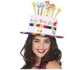 ATOSA 59227 Chapeau Happy Birthday Multicolore Mixte - Adulte