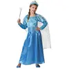 Atosa costume princesse bleu fille enfant magique 10 à 12 ans