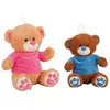 Creaciones Llopis - Peluche Ours T-shirt velours assorti 32 cm (10490)