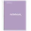 Cahier A4 spirales Miquelrius - Violet - 120 pages petits carreaux