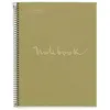 MAUL Miquel rius Cahier emotions 100% recycle 1 couleur bande A4 80 fe...