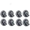 SJQKA Roulettes pour lave-vaisselle compatibles avec Bosch Ensemble complet de 8 tiroirs pour lave-vaisselle avec roulettes en bas, compatible avec