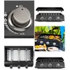 LIVOO Plancha gaz Barbecue 3 brûleurs acier émaillée 61x38 cm Allumage...